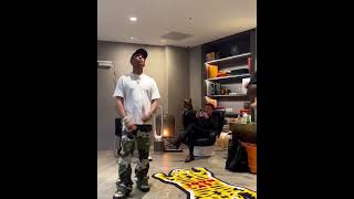 The #Clipse vibing to their new song that was premiered at the #LouisVuitton fashion show