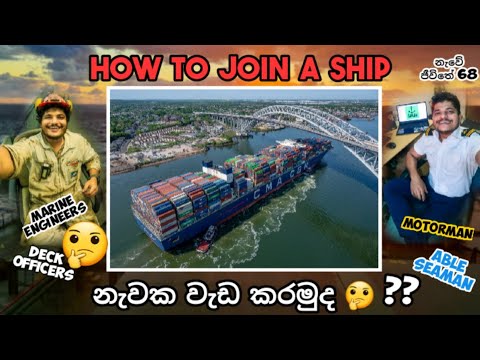 නැවක වැඩ කරමුද 🤔 HOW TO JOIN A SHIP 🛳️ නැවේ ජීවිතේ 68,vlog 128  #THESAILOR #ship