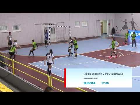 RTV HB | Najava: HŽRK Grude - ŽRK Krivaja