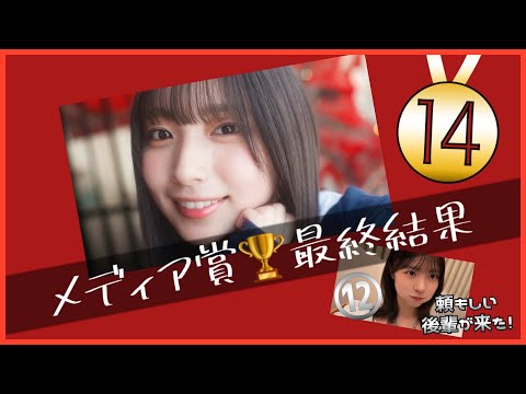 メディア賞は坂道新記録を樹立した『逸材』大野愛実の１４冠で幕を閉じる【日向坂４６】