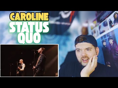 Status Quo "Caroline" LIVE (Millennial Drummer Reacts)