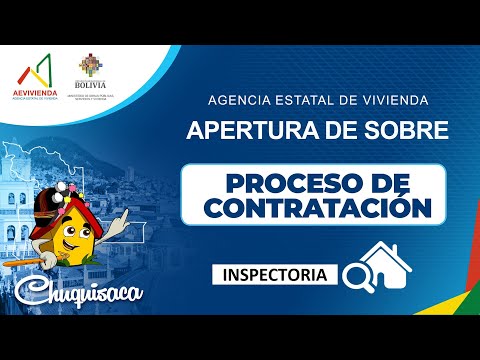 INSPECTORÍA PARA EL PROYECTO DE VIVIENDA CUALITATIVA EN MUYUPAMPA -FASE (XIII) 2025 - CHUQUISACA