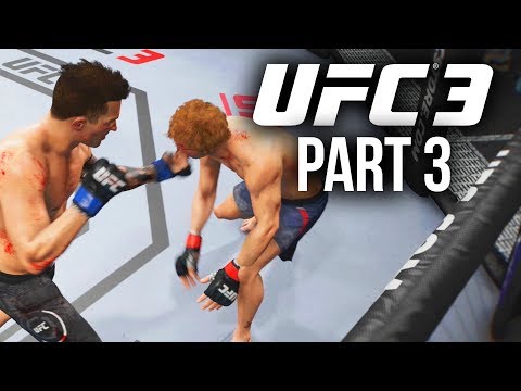 EA Sports UFC 3 Career Mode Gameplay Walkthrough Part 3 - BEST UPPERCUT EVER