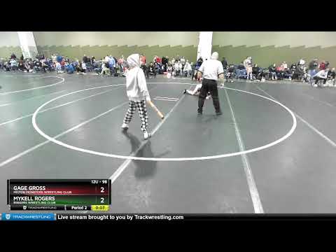 98 Lbs Quarterfinal - Gage Gross, Milton Monsters Wrestling Club Vs Mykell Rogers, Ringers Wrestli