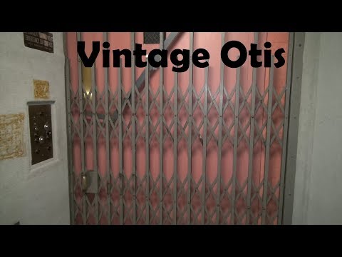 Vintage Gated Otis Traction Elevator in Charlottesville, VA
