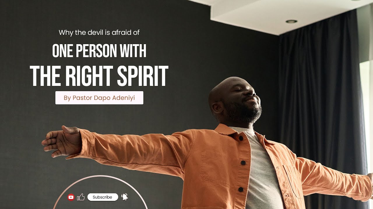 Why the devil is afraid of one person with the right spirit