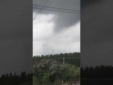Vecinos de Chillán Viejo y Bulnes grabaron impresionantes tornados en sectores rurales