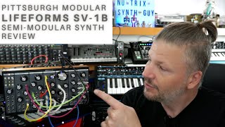 Video thumbnail for Pittsburgh Modular Lifeform SV-1b analog desktop Synth review by Nu-Trix The Synth Guy