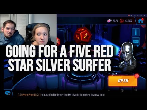 Silver Surfer Red Star Orb Opening I Marvel Strike Force