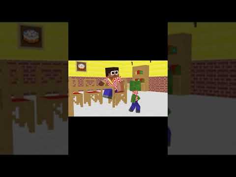 Monster school_Fat baby zombie have six pack  because Wolf girs-Sad story