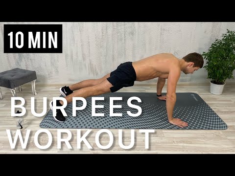 10 MIN BURPEES HIIT WORKOUT | NO EQUIPMENT