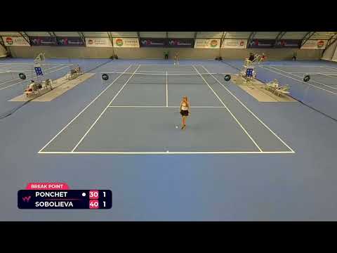 Jessika Ponchet vs Anastasiia Sobolieva | W75 Trnava 2025 | 1st Round