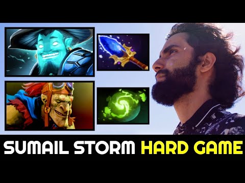 SUMAIL Mid Storm Spirit — Hard Game vs Refresher Batrider