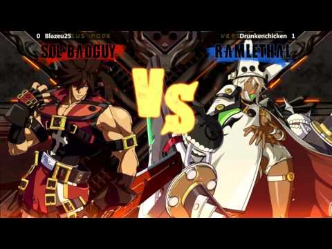 GGXrd @ NLBC #144 - Blazeu25 vs DrunkenChicken [720p/60fps]
