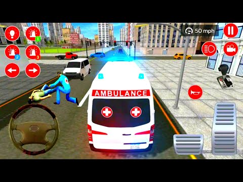 American Emergency Ambulance Simulator - Ambulance Car Driving Game #1 - Best Android Gameplay