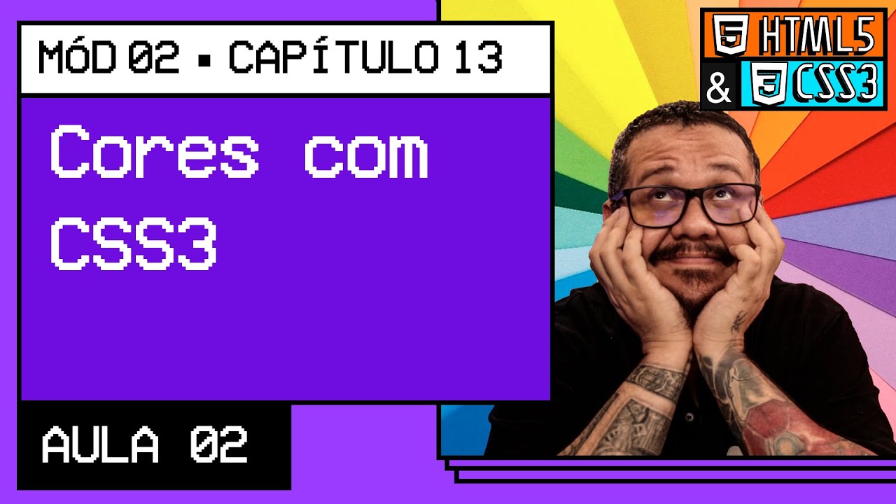 Representando Cores com CSS3 - @Curso em Vídeo HTML5 e CSS3