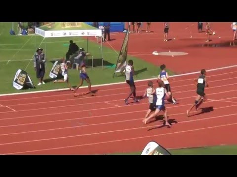 Liam Buck 100m Final SA Champs 2016