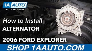 How to Replace Alternator 06-10 4.6L V8 Ford Explorer