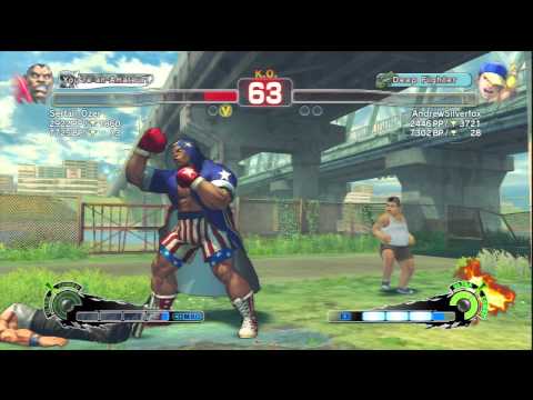 Sertali_Ozer (Balrog) Vs AndrewSilverFox (Yun) SSF4 AE Ranked Matches - PSN