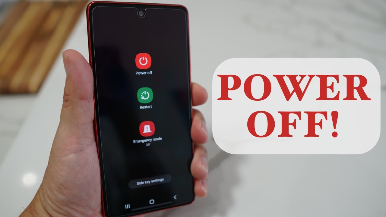 How to Turn off Your Samsung Phone - Samsung S21 Ultra/S20 FE/S20/S20 Ultra/Note 20/Note 20 Ultra