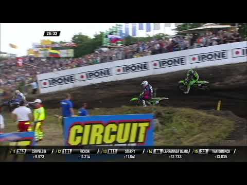 Jacobi passes Sanayei - MX2 Race 2 - MXGP of Germany 2019