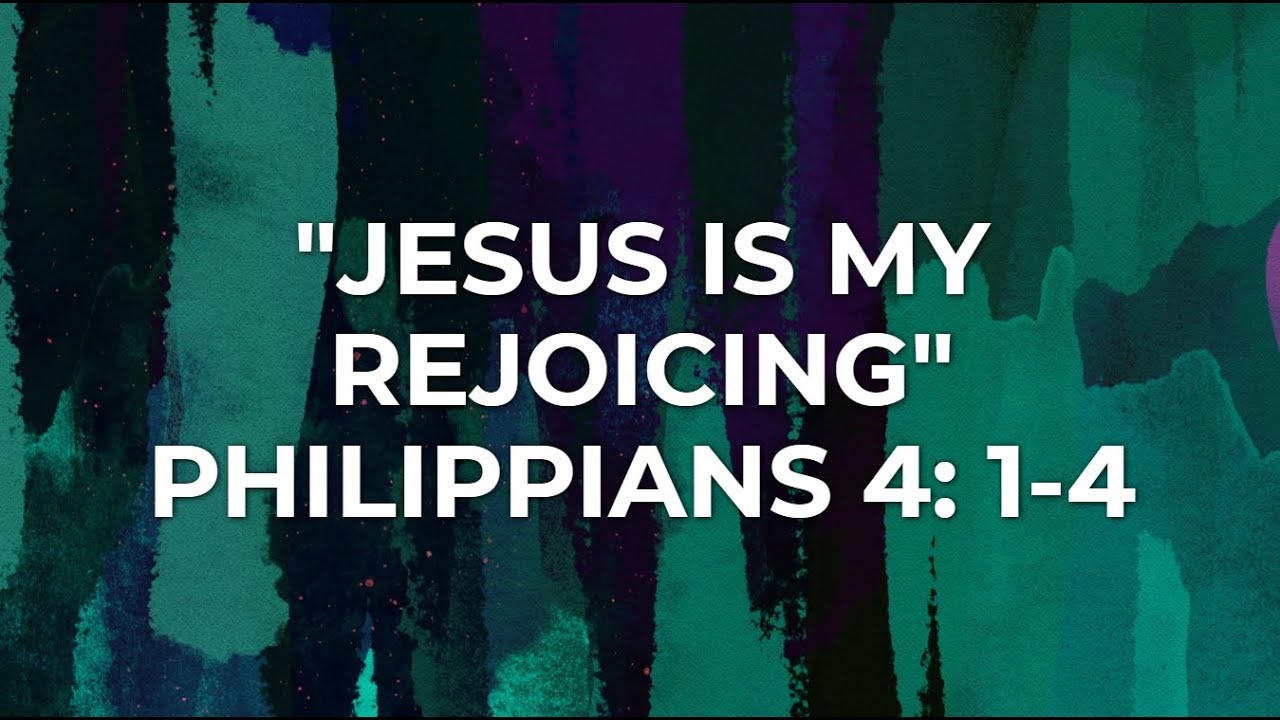 JESUS IS MY REJOICING | Philippians 4:1-4 | Pastor G.E. Barnes | Mt. Zion MBC