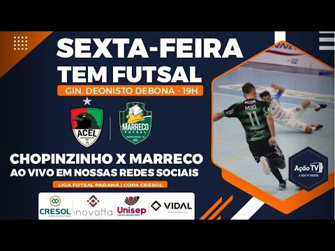 (04 12 2020) Chopinzinho x Marreco Futsal - Quartas de Final - IDA - Copa Cresol 2020