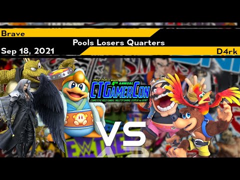 [Smash Ultimate] CT Gamercon (Pools Losers Quarters) - Brave vs D4rk