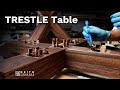 Round Trestle Table Dining Table