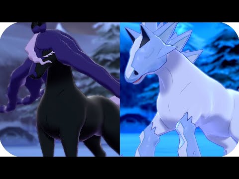Pokémon Sword and Shield - Spectrier and Glastrier Location and Battle (HQ)