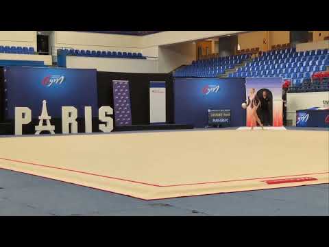 GRS PARIS CENTRE - Junior - Yseult ZAVAGNO  -  BALLON Championne de France 🥇🏆