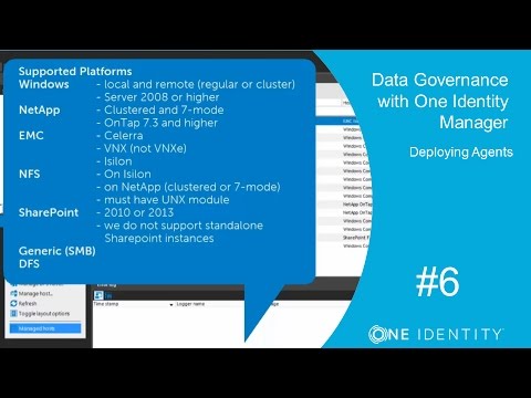 One Identity Manager | Data Governance with 1IM #6 | Deploying Agents
