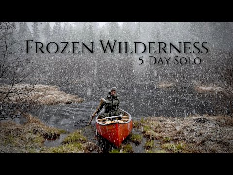 WILD WEATHER on 5-Day Solo Spring Camping Trip! -8ºC