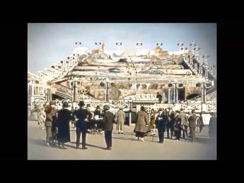 Blackpool Pleasure Beach Lancashire in colour 1926