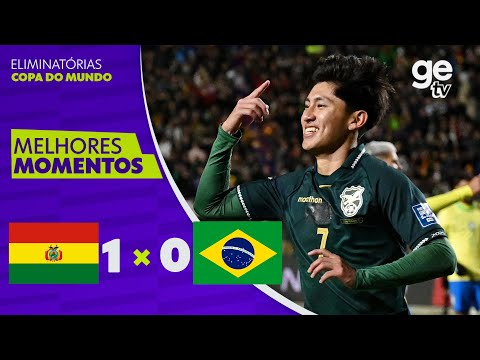 Gols e lances de Bolívia x Brasil