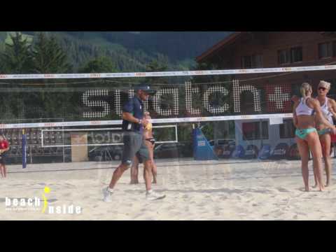 This is how Bieneck/Schneider celebrate their Matchball today. #Gstaadmajor