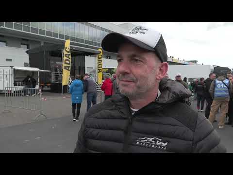 Stefan Wieninger (Land Motorsport Audi R8 GT3) in an interview at the STT at the Nürburgring