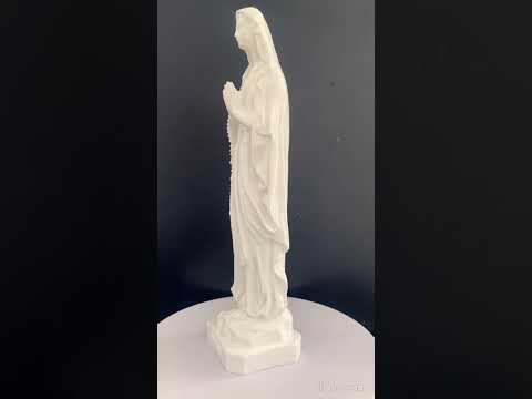 Статуэтка Девы Марии пластик 3d печать белый - фото 1 - id-p2943964524