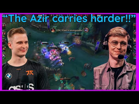 Caedrel Reacts To FNC Humanoid Smurfing Against EDG!!