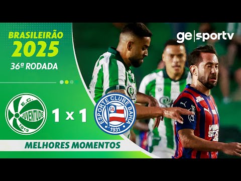 Gols e lances de Juventude-RS x Bahia