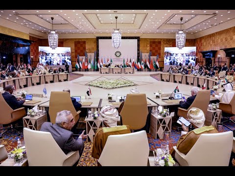 شاهد بالفيديو.. أعمال القمة العربية 32 في جدة