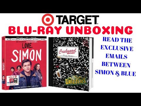 Love, Simon | TARGET BLU-RAY UNBOXING | READ ALL 18 PAGES OF EMAILS
