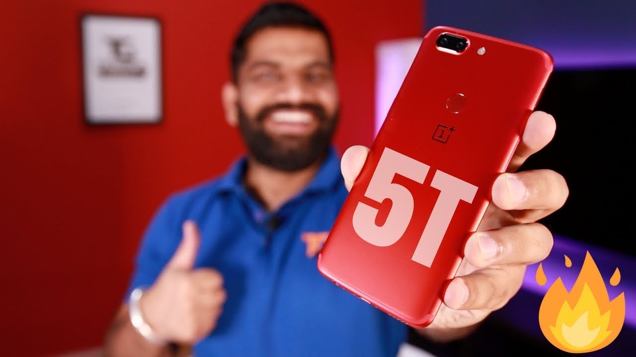 Oneplus 5T Lava Red Unboxing and Giveaway 🔥🔥🔥 Valentine's Gift!!