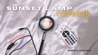 Sunset Lamp Review | 16 Colors 4 Modes (remote) WORTH IT!!!