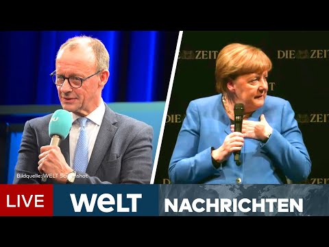 CDU: Merkel legt gegen Merz nach! "Deshalb habe ich gesagt, dass ich es falsch fand!" | LIVESTREAM