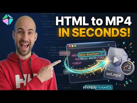 Build Videos with HTML + AI Agents via HyperFrames