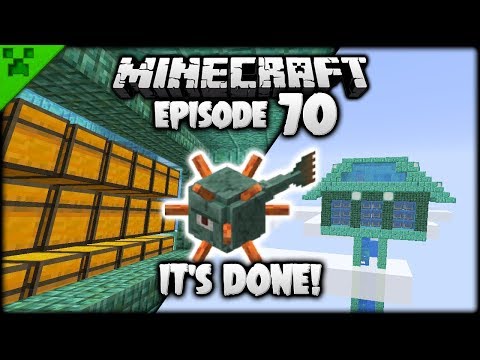 FINISHING The Minecraft GUARDIAN FARM! | Python's World (Minecraft Survival Let's Play) | Episode 70