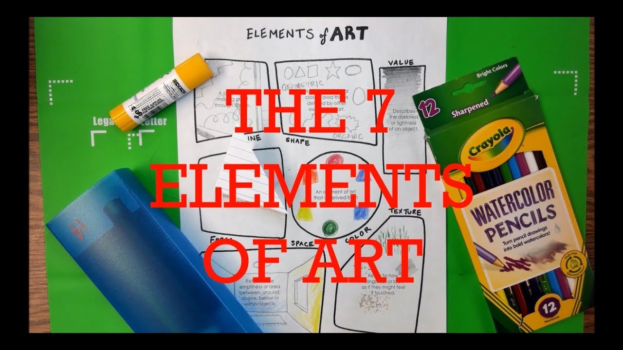 The 7 Elements of Art - Visual Art Video Lesson & Worksheet