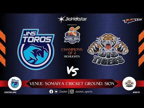 HIGHLIGHTS CHAMPIONS QF 2 | JNS TOROS vs OIS TIGERS   INTERNATIONAL SCHOOL DAD'S 8 0