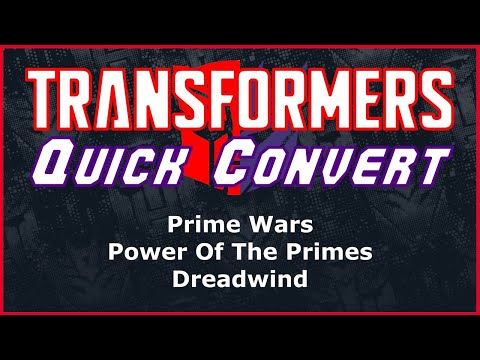 Transformers Prime Wars Power Of The Primes Deluxe Dreadwind | Quick Convert